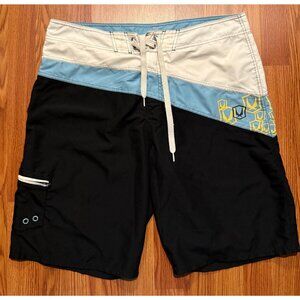 Redsand Board Shorts Mens 36 11" Colorblock Pocket Beach Swim Trunks
